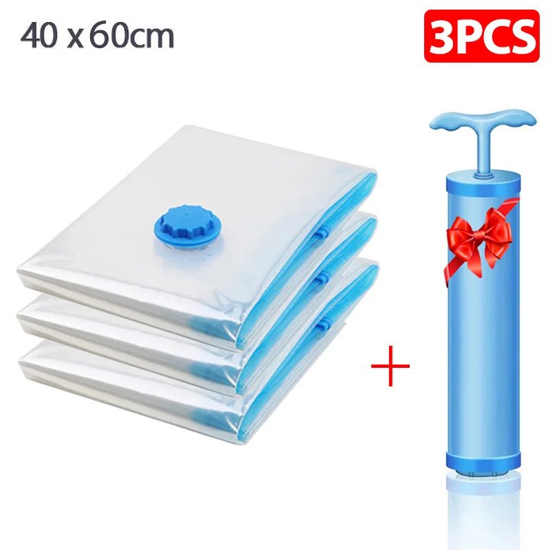 1/2/3/5 Stück Vacuum Aufbewahrunge Taschen Heim Organisation mit kostenloser Pumpe - Mein Shop