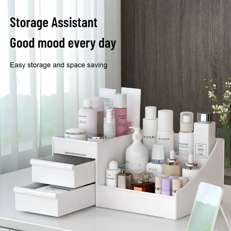 Kosmetik - Organizer mit Schubladen – Modulare Aufbewahrungsbox für Schminktisch - Homeiyfy