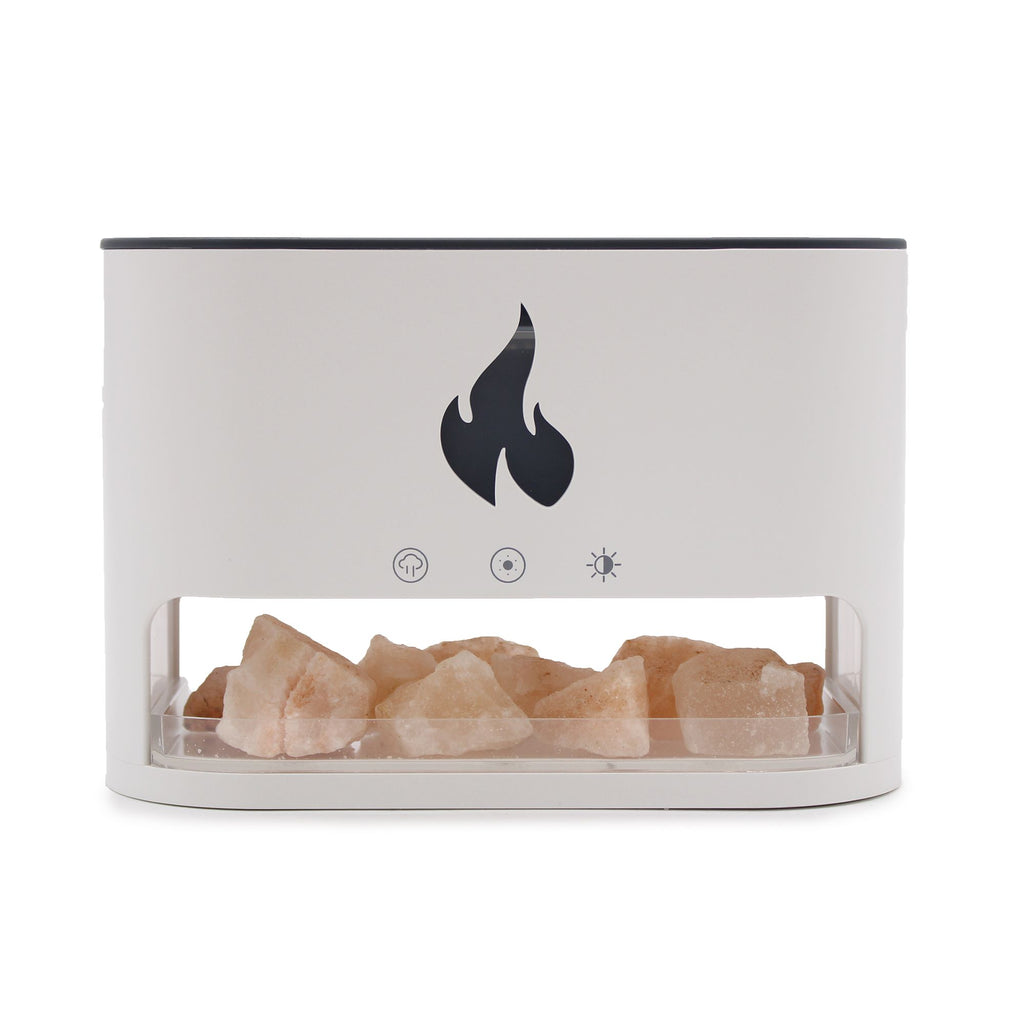 Aroma - Diffuser Flammeneffekt mit Himalaya - Salz - Homeiyfy