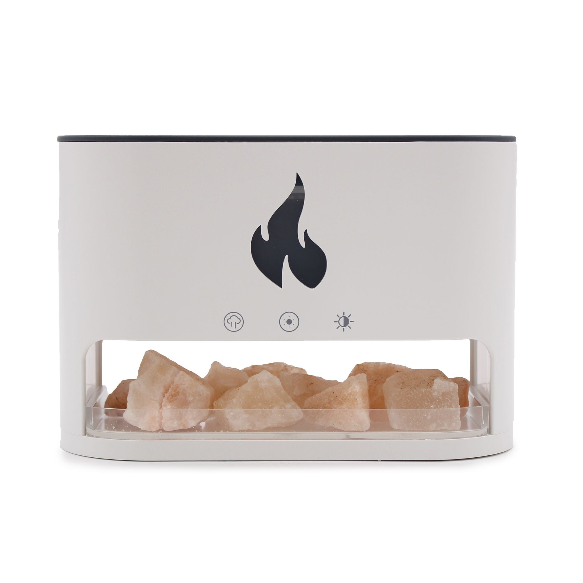 Aroma - Diffuser Flammeneffekt mit Himalaya - Salz - Homeiyfy