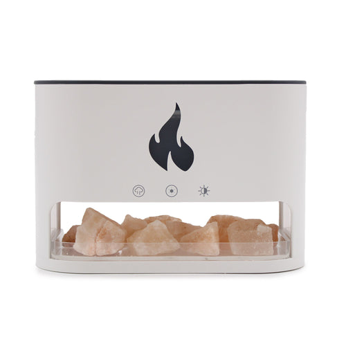 Aroma - Diffuser Flammeneffekt mit Himalaya - Salz - Homeiyfy