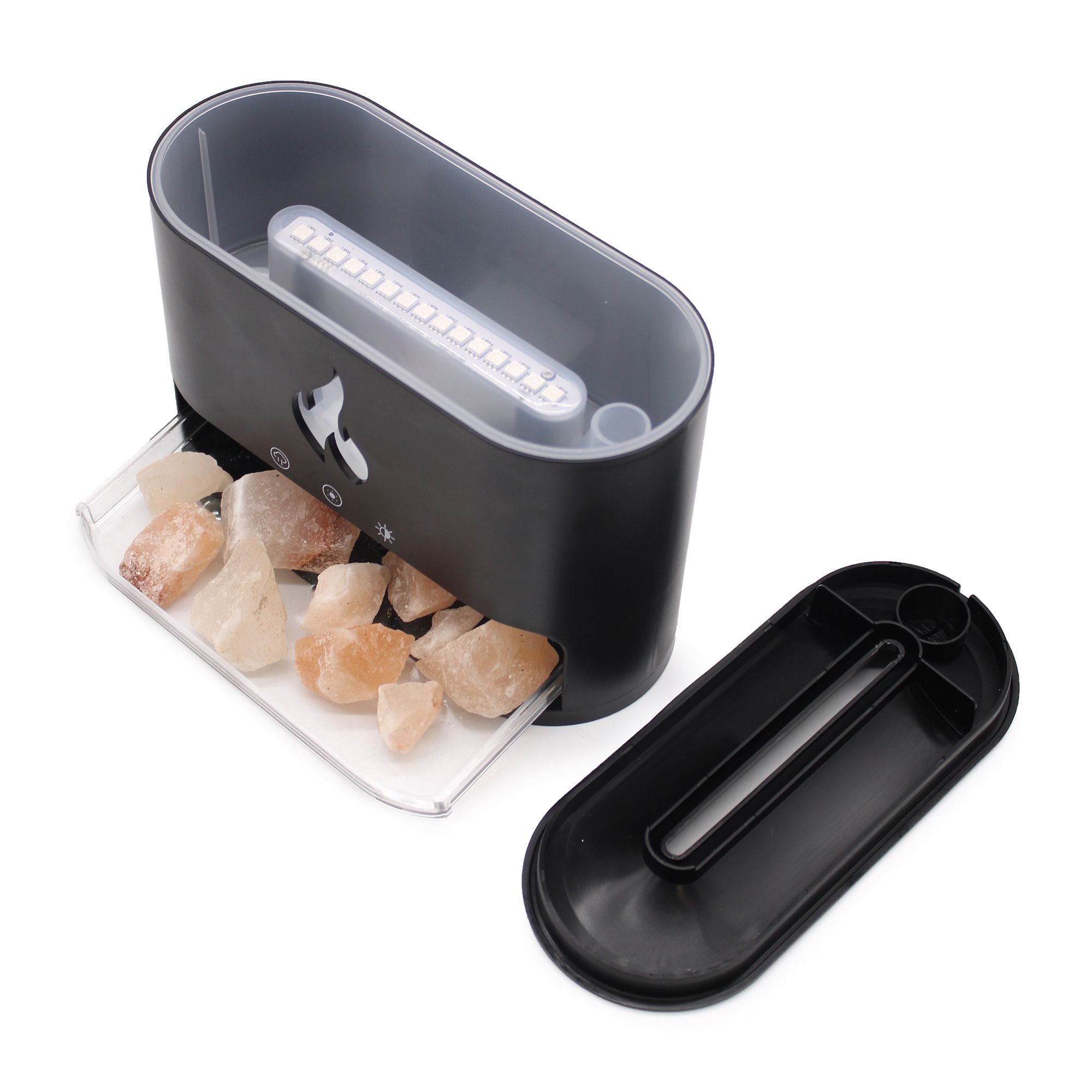 Aroma - Diffuser Flammeneffekt mit Himalaya - Salz - Homeiyfy