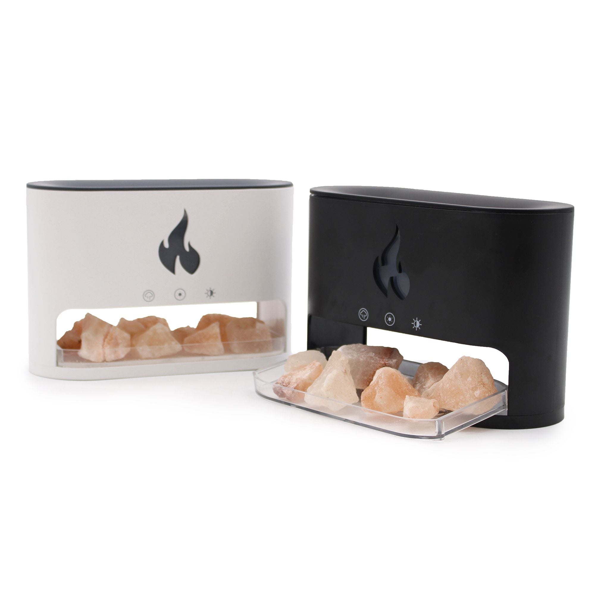 Aroma - Diffuser Flammeneffekt mit Himalaya - Salz - Homeiyfy