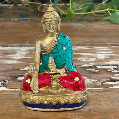 Messing Buddha Figur - Amitabha - 9,5 cm - Homeiyfy