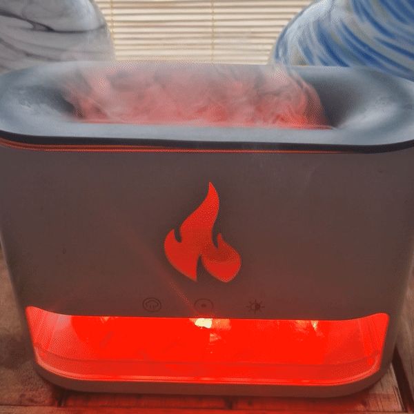 Aroma - Diffuser Flammeneffekt mit Himalaya - Salz - Homeiyfy