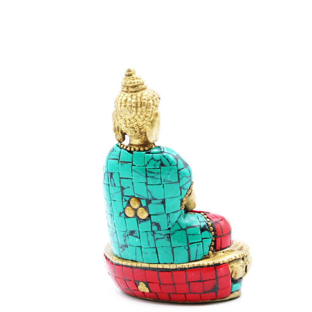 Messing Buddha Figur - Amitabha - 9,5 cm - Homeiyfy