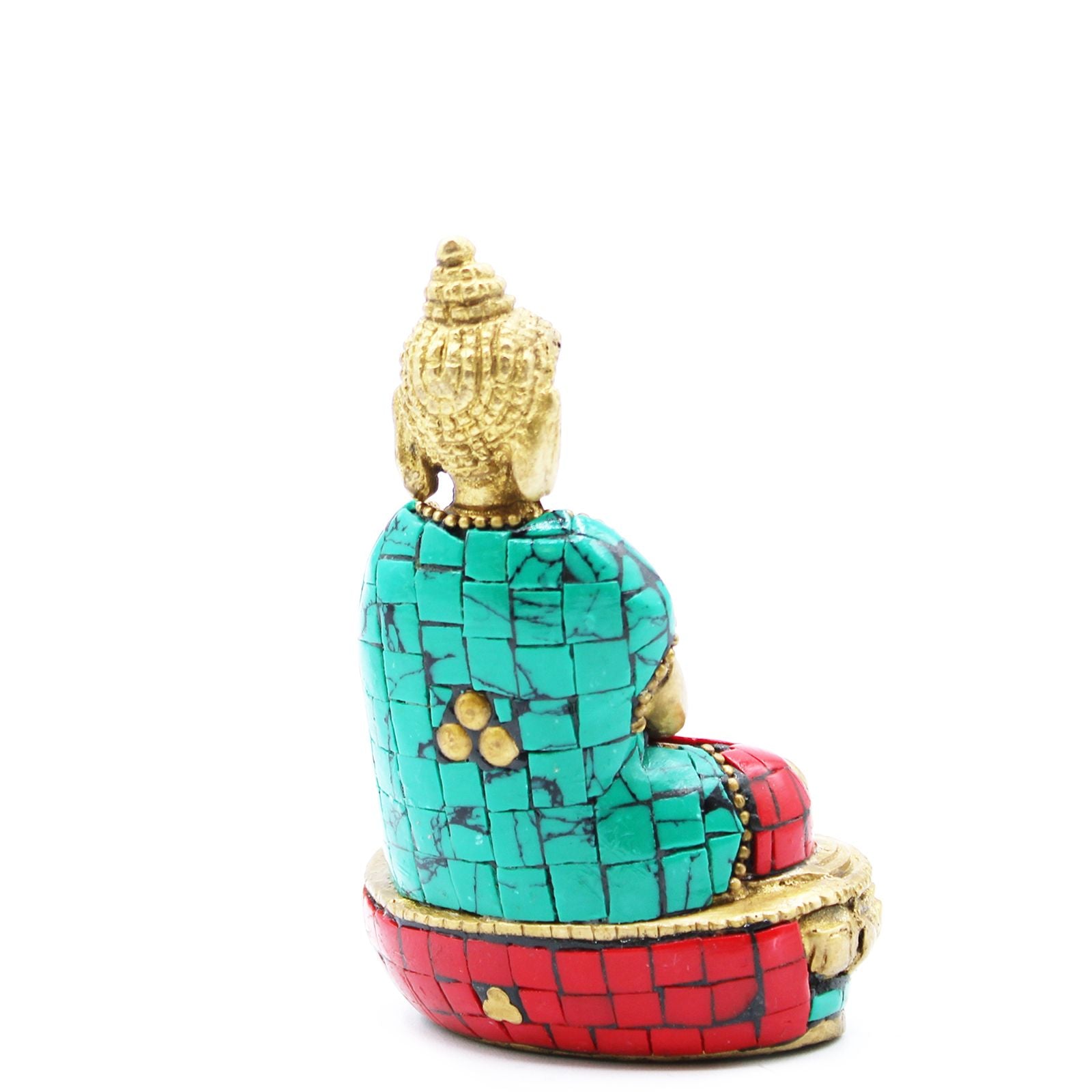 Messing Buddha Figur - Amitabha - 9,5 cm - Homeiyfy