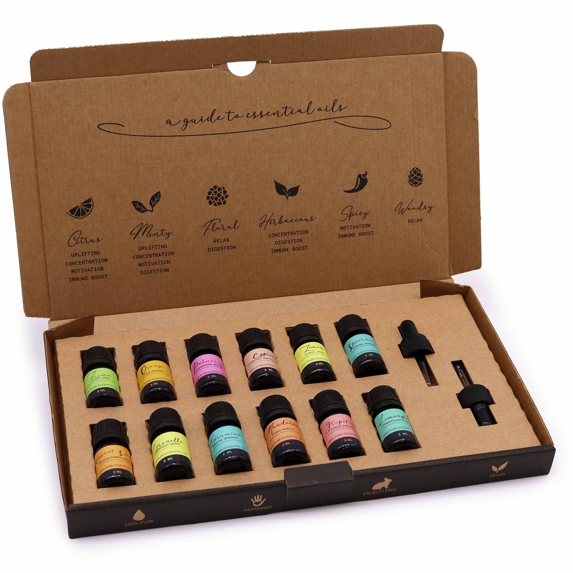 Aromatherapie Ätherische Öle Set - Summer Edition | 12 Sommerduftöle - Homeiyfy