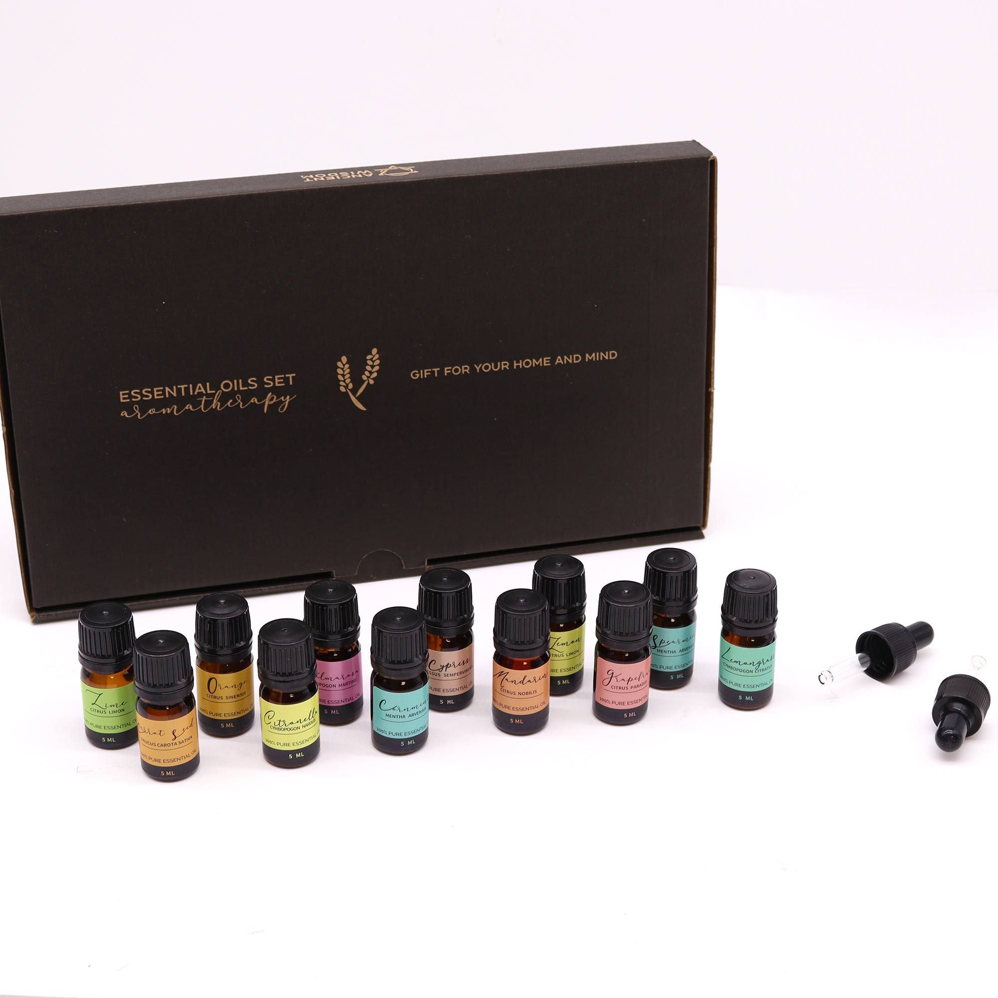 Aromatherapie Ätherische Öle Set - Summer Edition | 12 Sommerduftöle - Homeiyfy