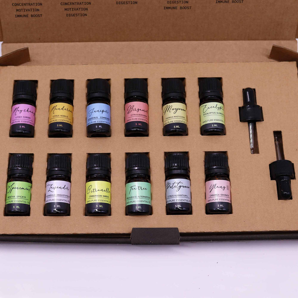 Aromatherapie Ätherische Öle Set - Spring Edition | 12 Frühlingsduftöle - Homeiyfy