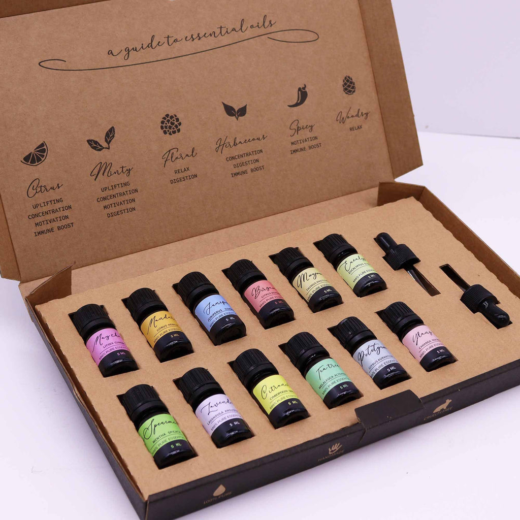 Aromatherapie Ätherische Öle Set - Spring Edition | 12 Frühlingsduftöle - Homeiyfy