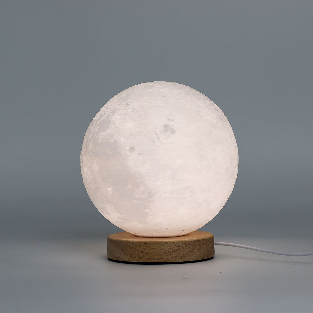 Mond - Lampe USB mit 3 Helligkeitsstufen – Stimmungsvolle Nachtlicht - Deko - Homeiyfy
