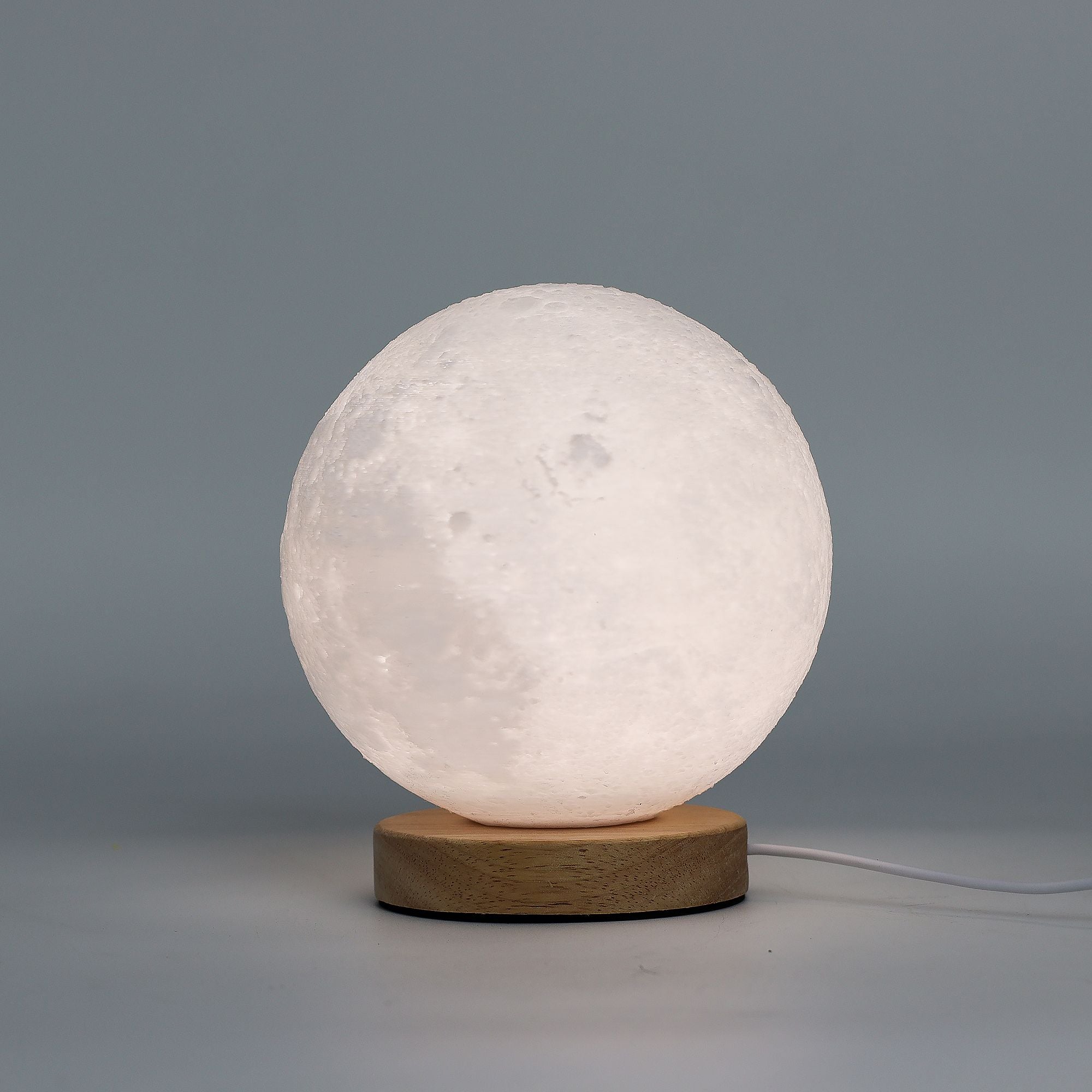 Mond - Lampe USB mit 3 Helligkeitsstufen – Stimmungsvolle Nachtlicht - Deko - Homeiyfy