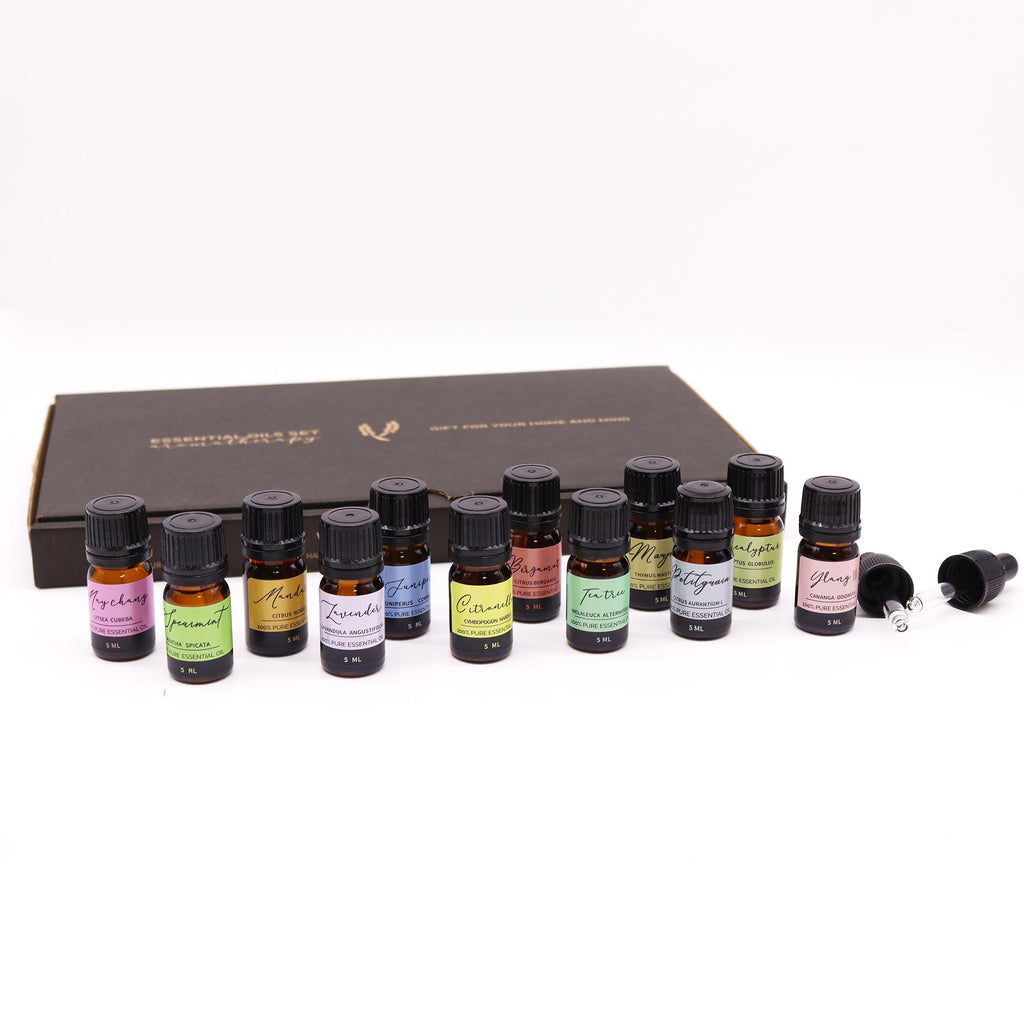 Aromatherapie Ätherische Öle Set - Spring Edition | 12 Frühlingsduftöle - Homeiyfy
