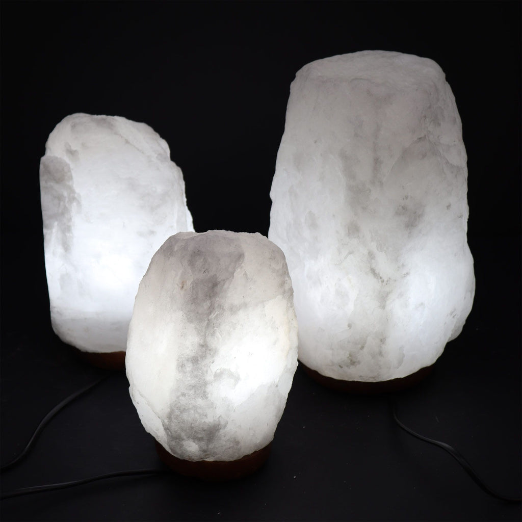 Himalaya Salzlampe Kristall Felsen - 1,5 - 2kg Naturstein Lampe - Homeiyfy