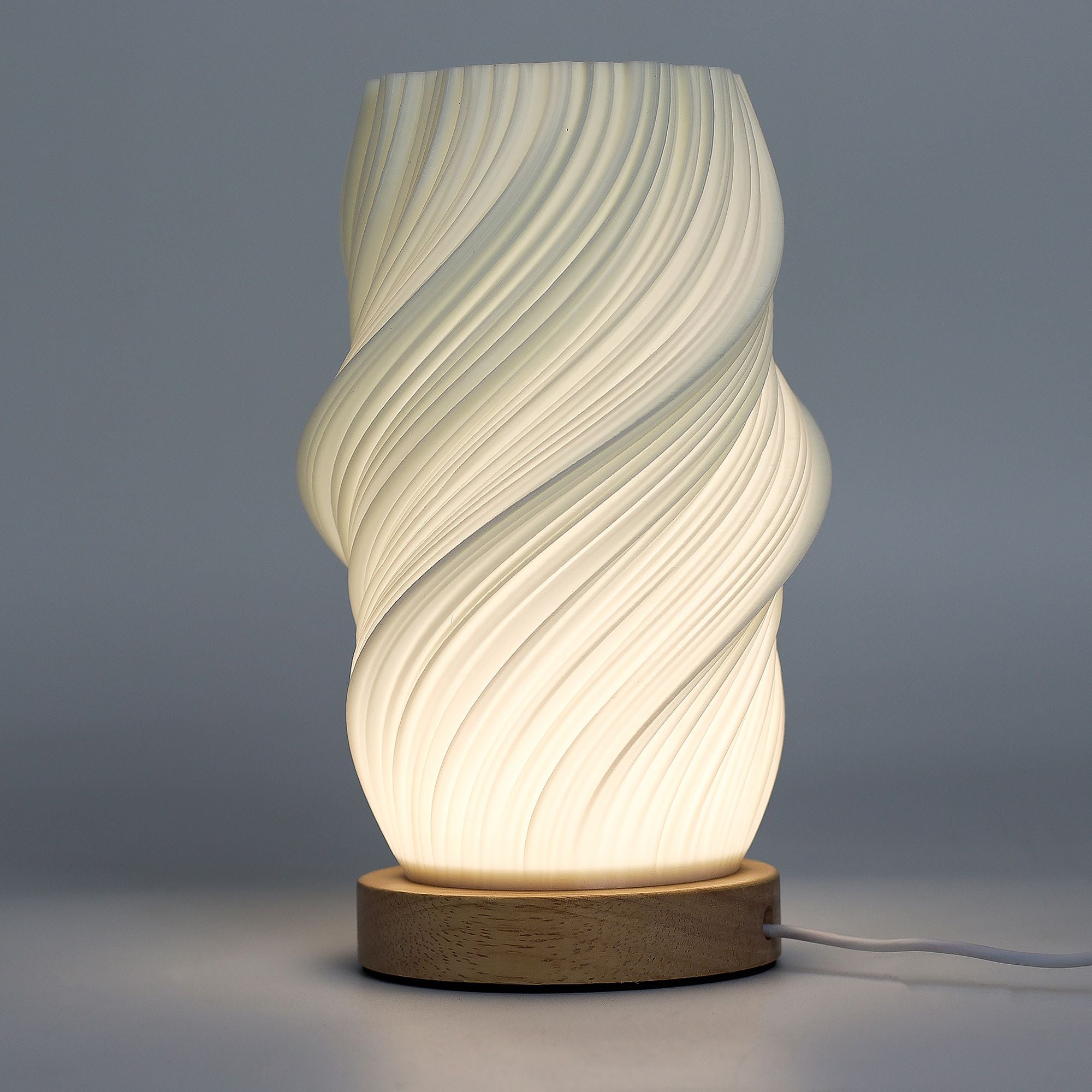 Wolken - Spirale - Lampe USB mit 3 Helligkeitsstufen – Moderne Stimmungsbeleuchtung - Homeiyfy