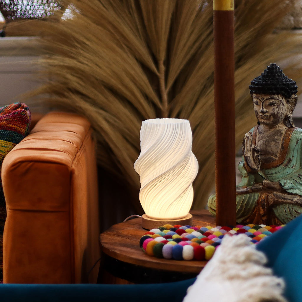 Wolken - Spirale - Lampe USB mit 3 Helligkeitsstufen – Moderne Stimmungsbeleuchtung - Homeiyfy