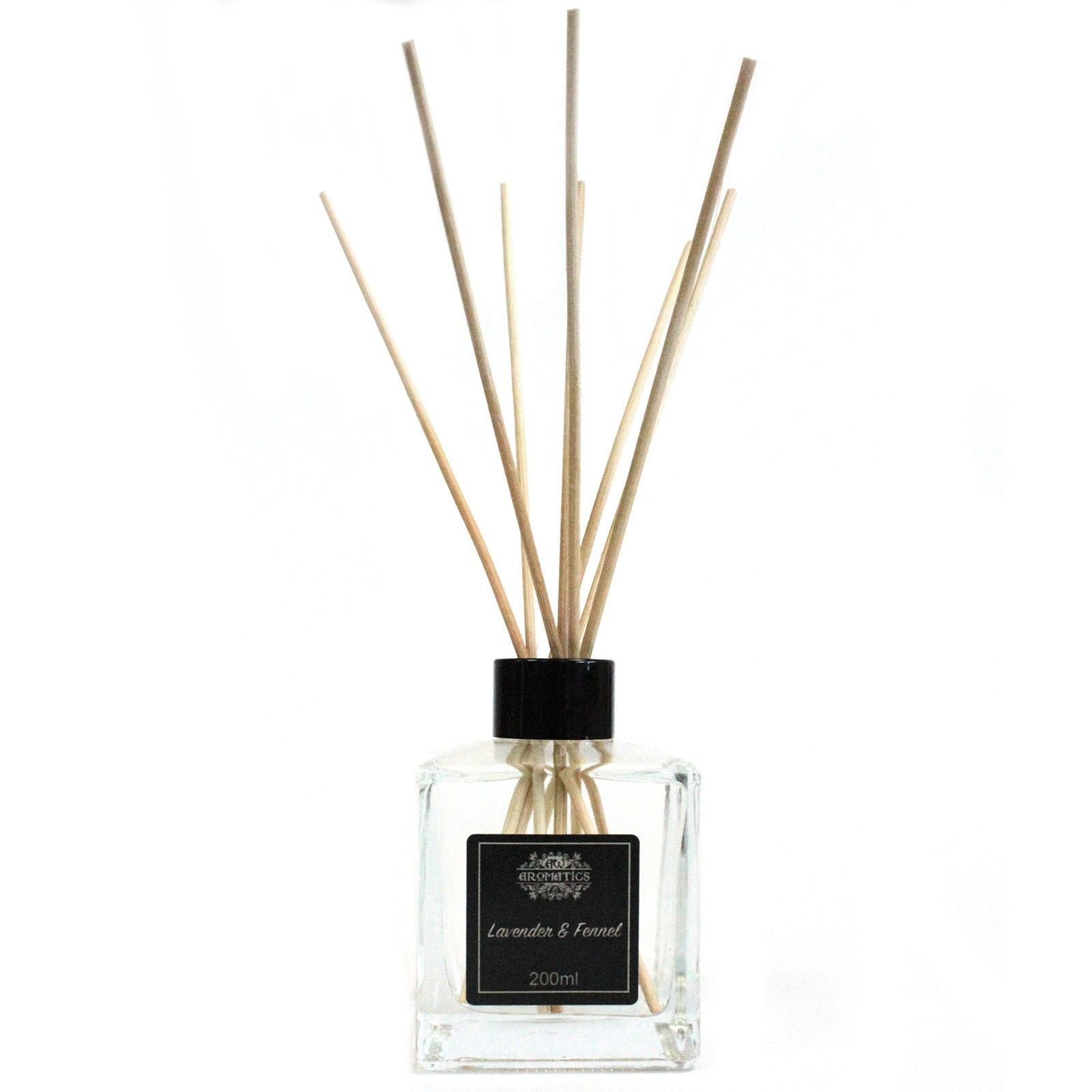 Raumduft Diffuser Lavendel & Fenchel - 200ml Ätherische Öle Reed Diffuser - Homeiyfy