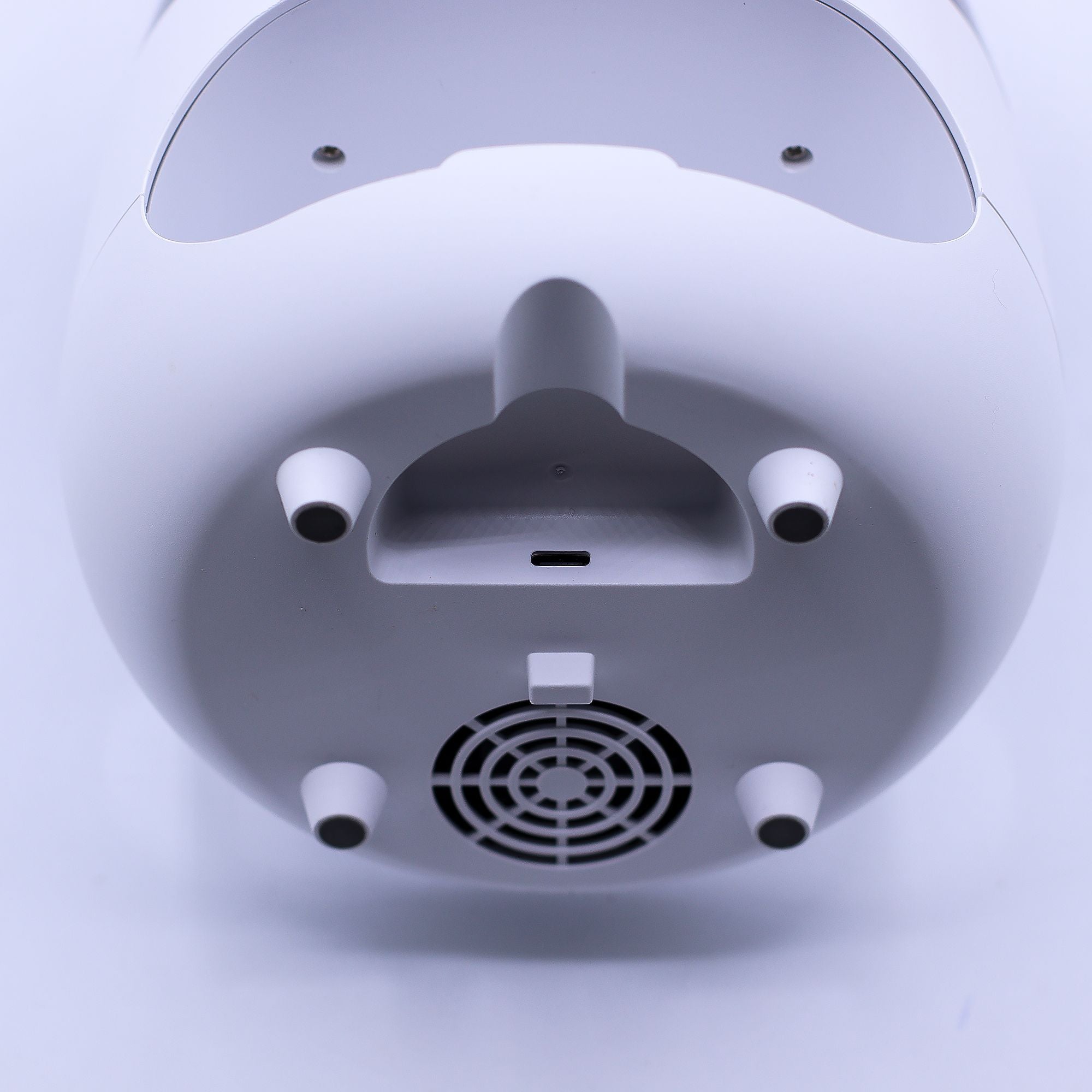 Aroma Diffuser mit Flammen - Effekt – Salzstein - Optik Weiß – USB mit Timer & Farbwechsel - Homeiyfy