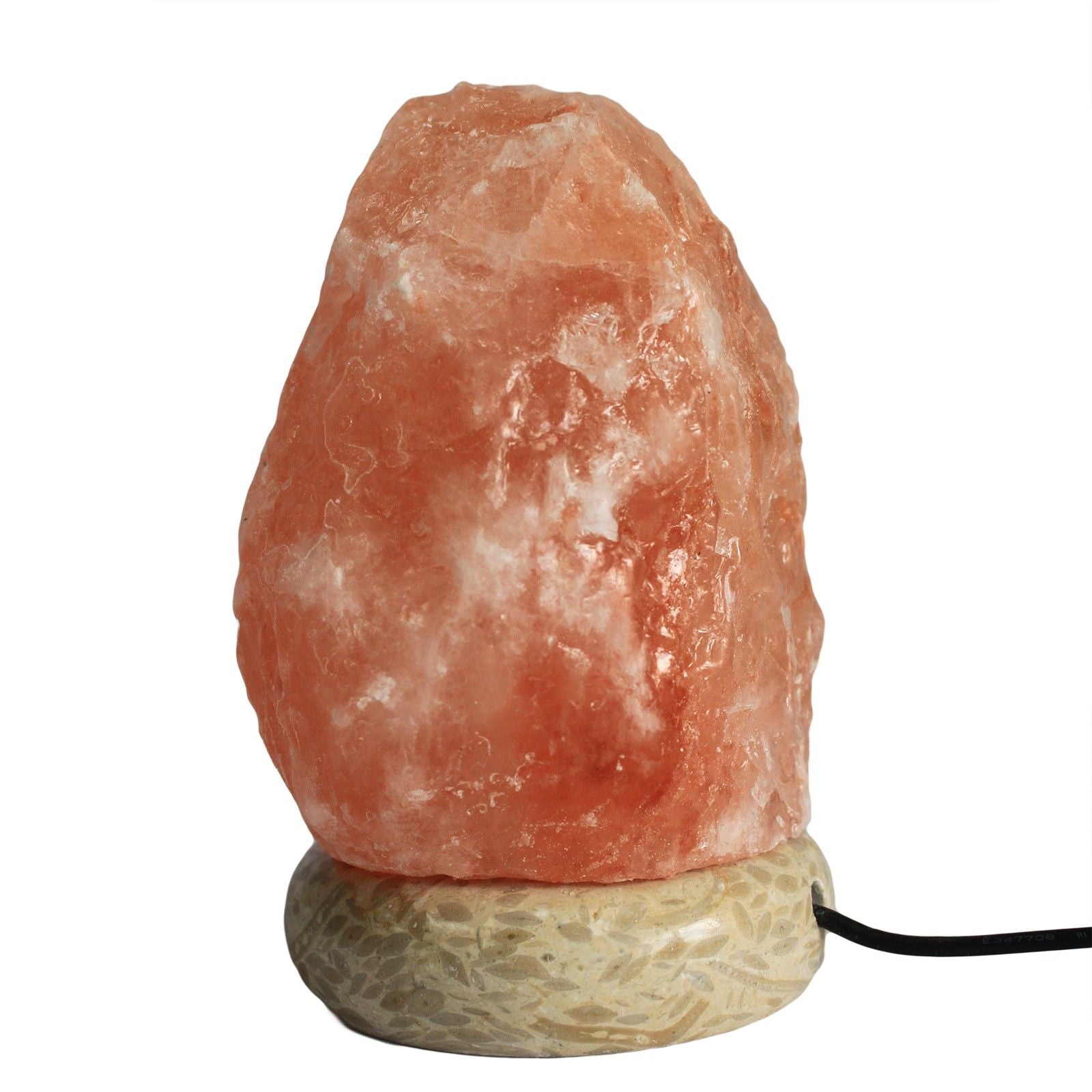 Himalaya Salzlampe Natur 11,5cm - Multicolor LED Lampe - Homeiyfy